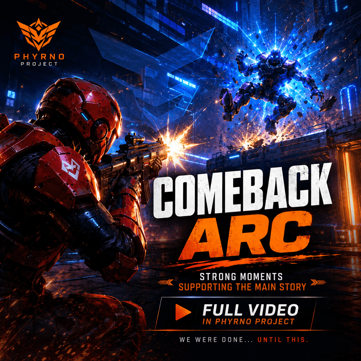 Square social creative supporting the Ranked Grind main video